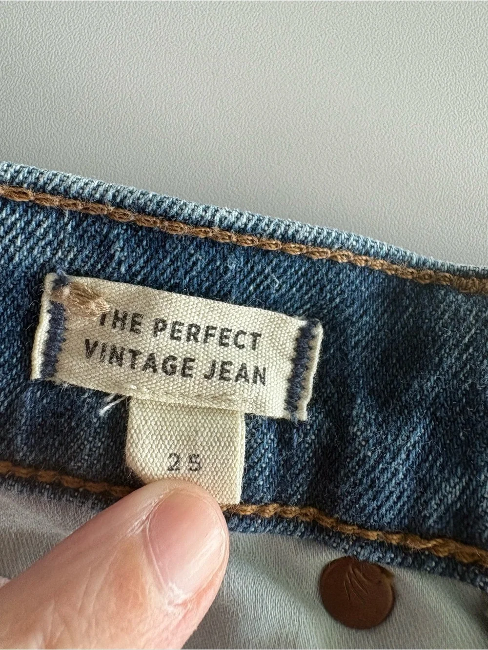 Madewell The Perfect Vintage Jean Women’s 25 High Rise Straight Leg Jeans